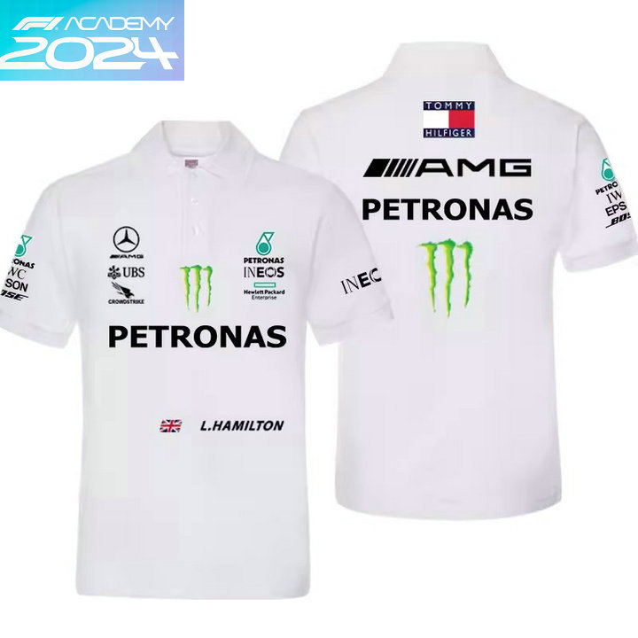 2024 Polo Monster Energy Mercedes-AMG Petronas F1 Team Coton Homme